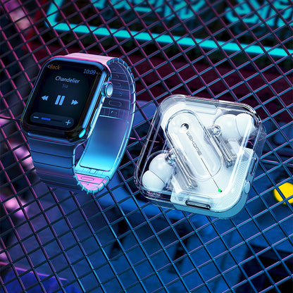 WEKOME V51 Vanguard Series – „Bluetooth V5.1“ TWS belaidės ausinės su įkrovimo dėklu (juodos)