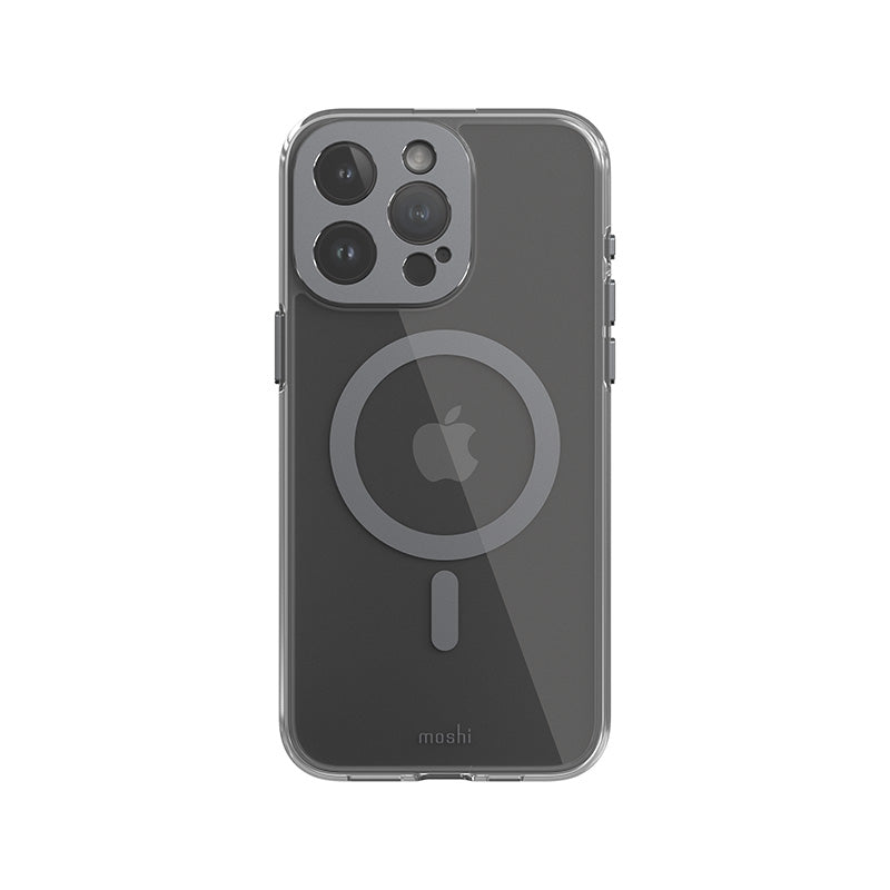Moshi iGlaze MagSafe – dėklas iPhone 15 Pro Max (Meteorite Gray)