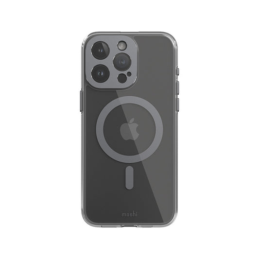 Moshi iGlaze MagSafe – dėklas iPhone 15 Pro Max (Meteorite Gray)