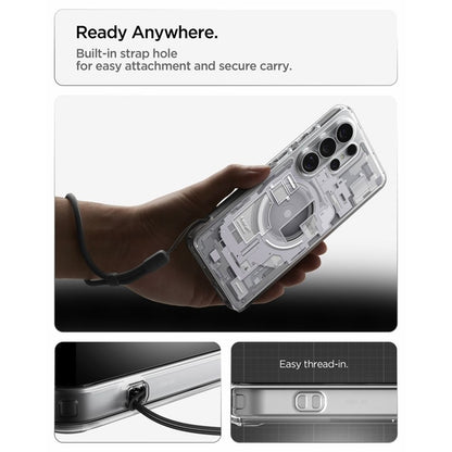 Spigen Ultra Hybrid Mag MagSafe - Dėklas Samsung Galaxy S26 Ultra (Zero One White)