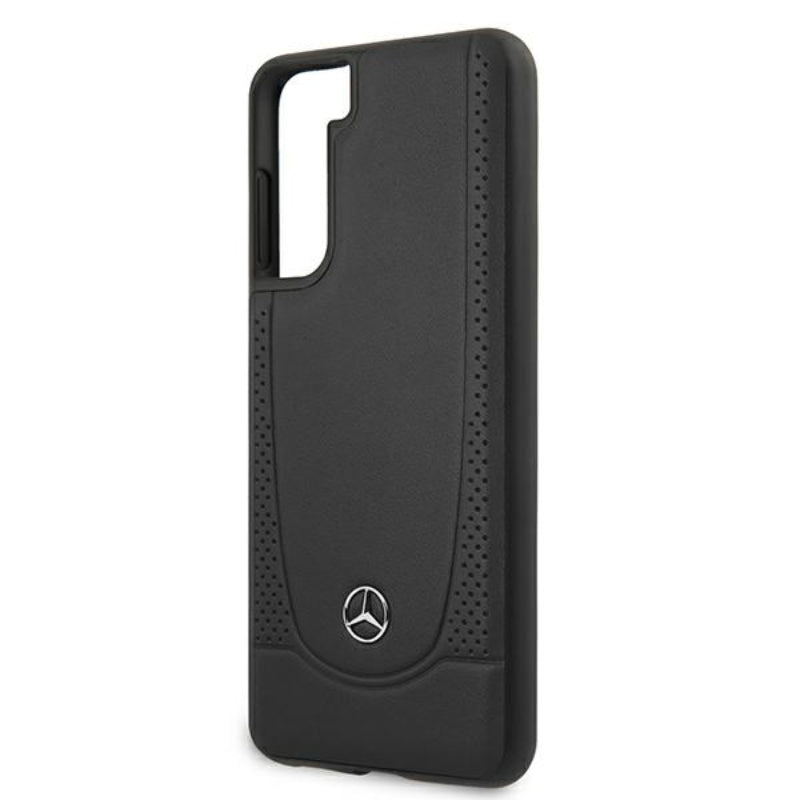Mercedes Leather Urban Line – dėklas Samsung Galaxy S21+ (juodas)