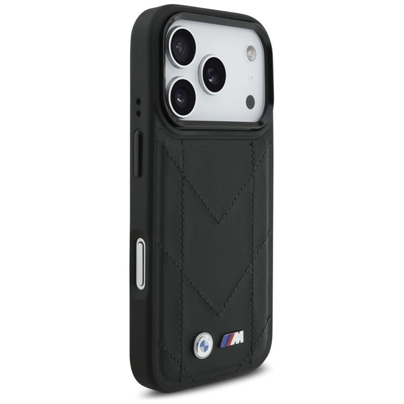 BMW M Dygštuotas logotipas MagSafe - iPhone 17 Pro dėklas (juodas)
