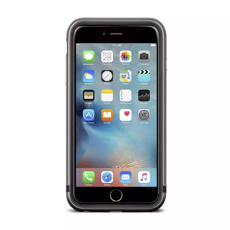 Moshi iGlaze Luxe - Metalinis Bamperio Dėklas, skirtas iPhone 6s Plus / iPhone 6 Plus (titano pilka)