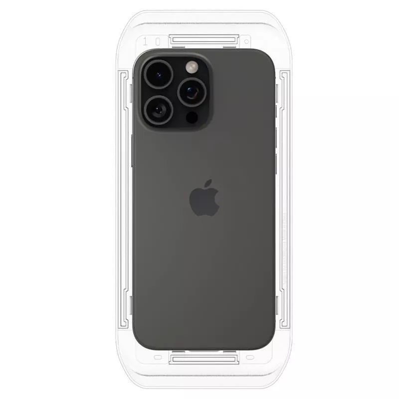Spigen GLAS.TR EZ FIT Privacy – Grūdintas stiklas su privatumo filtru, skirtas iPhone 16 Pro