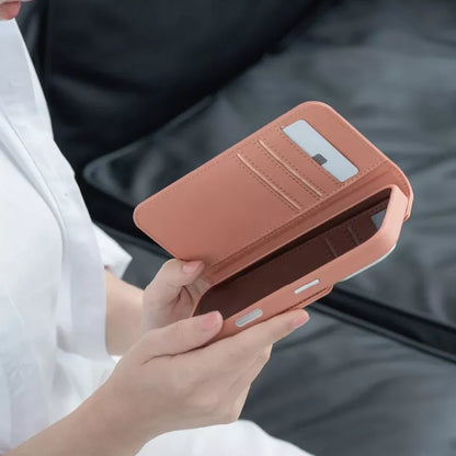 Moshi Overture MagSafe - Odinė 3-in-1 atverčiama dėklas iPhone 17 Pro Max (Smaragdo žalia)