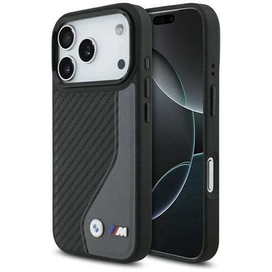 BMW M Carbono Logotipas MagSafe dėklas iPhone 17 Pro (antracito)