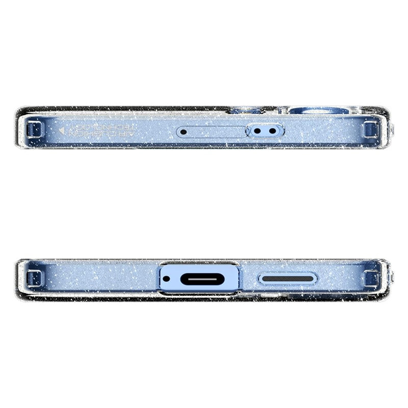 Spigen Liquid Crystal Glitter - Dėklas Samsung Galaxy S25 (Skaidrus)