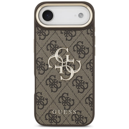 Guess 4G Big 4G Classic Logo dėklas iPhone Air (ruda / auksas)