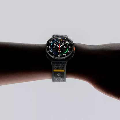 Spigen Athlex Air – Dirželis, skirtas Samsung Galaxy Watch 8 / Watch 8 Classic 40 / 44 / 46 mm (Aktyvus Juodas)