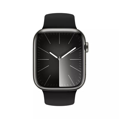 Crong Liquid – dirželis skirtas Apple Watch 44/45/46/49 mm (juoda)