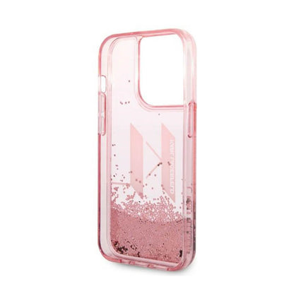 Karl Lagerfeld Liquid Glitter Big Logo dėklas – dėklas iPhone 14 Pro (rožinis)