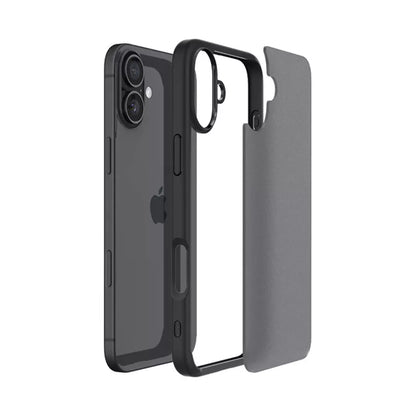 Spigen Ultra Hybrid – dėklas, skirtas iPhone 16 (Šaltai juoda)
