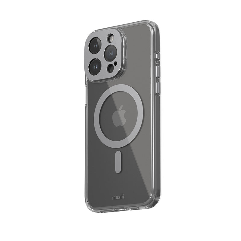 Moshi iGlaze MagSafe – dėklas iPhone 15 Pro Max (Meteorite Gray)