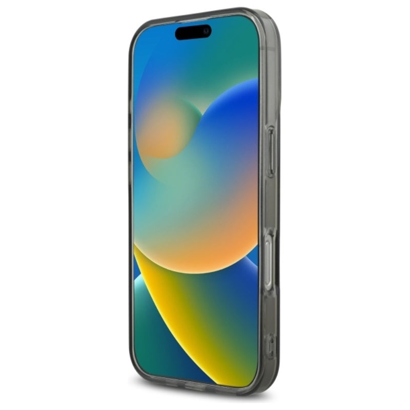 Karl Lagerfeld IML Rhinestones Karl Head – dėklas, skirtas iPhone 16 Pro Max (juodas)