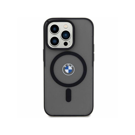 BMW Signature MagSafe – dėklas, skirtas iPhone 14 Plus (juodas)
