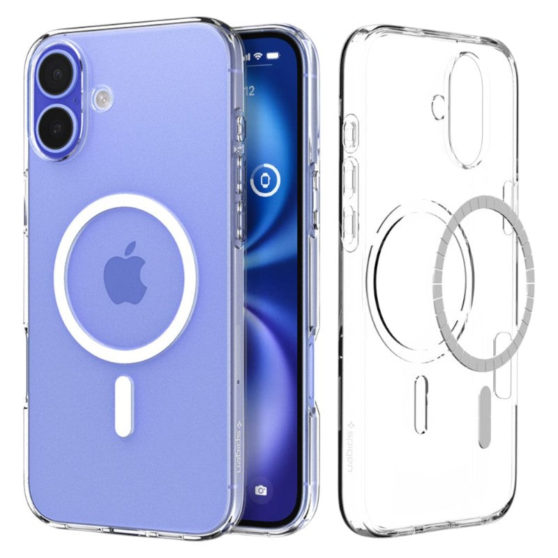 Spigen Liquid Crystal Mag MagSafe – „iPhone 16“ dėklas (skaidrus)