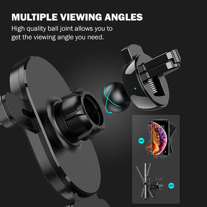 Crong Gravity automatinis užraktas automobilinis laikiklis 4,7 ”-6,5” (juodas)