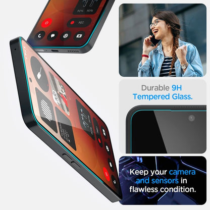 Spigen GLAS.TR EZ FIT – Grūdintas stiklas, skirtas Nothing Phone 3a / 3a Pro