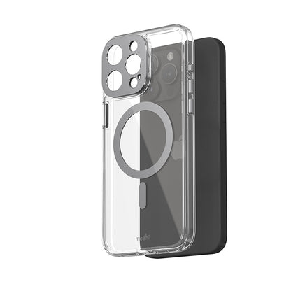 Moshi iGlaze MagSafe – dėklas iPhone 15 Pro Max (Meteorite Gray)