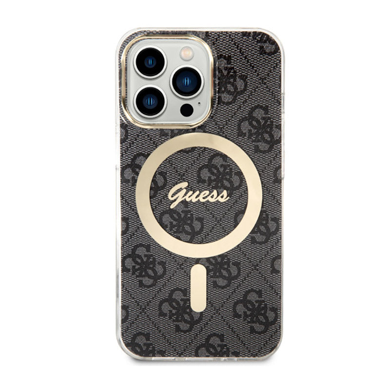 Guess 4G MagSafe – Dėklas iPhone 13 Pro (juodas)