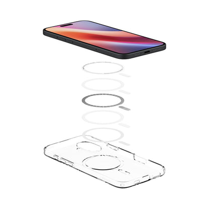 Spigen Liquid Crystal Mag MagSafe – dėklas, skirtas iPhone 16 Plus (skaidrus)