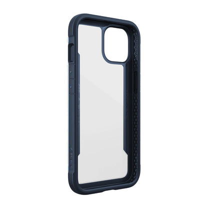 X-Doria Raptic Shield – Aliuminio dėklas, skirtas iPhone 14 (atlaiko kritimą iš 3 m aukščio) (jūros mėlyna)