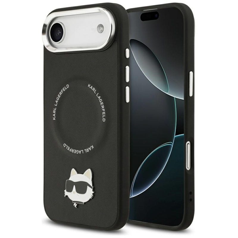 Karl Lagerfeld Choupette Smeigtukas MagSafe - Dėklas iPhone Air (juodas)