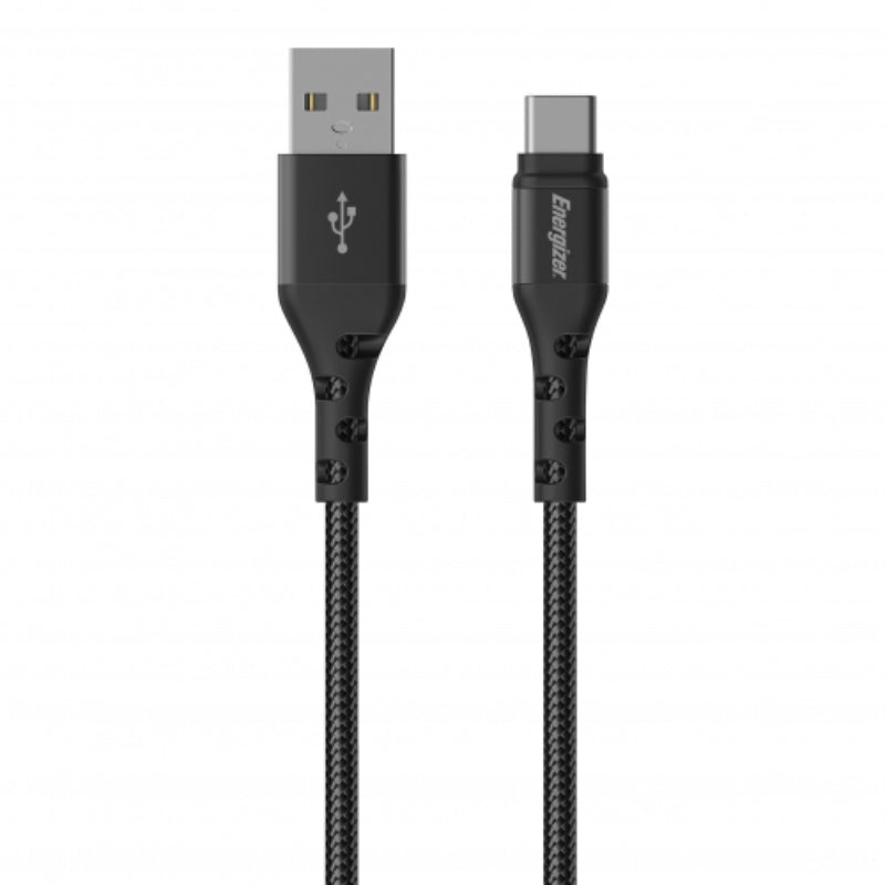 Energizer Ultimate – USB-A į USB-C jungiamasis laidas 2m (juodas)