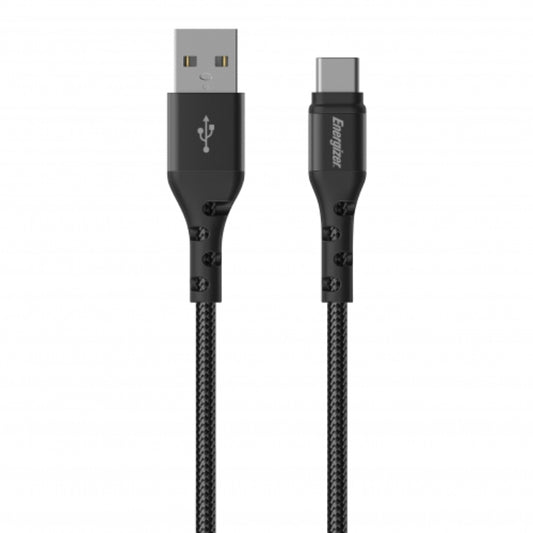 Energizer Ultimate – USB-A į USB-C jungiamasis laidas 2m (juodas)