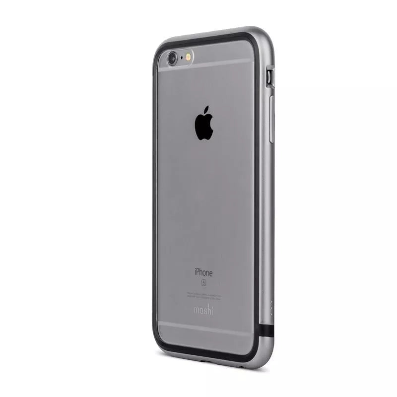 Moshi iGlaze Luxe - Metalinis Bamperio Dėklas, skirtas iPhone 6s Plus / iPhone 6 Plus (titano pilka)