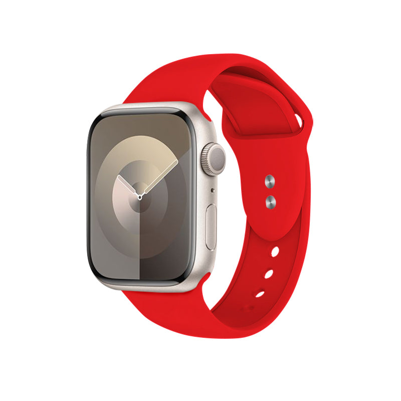 Crong Liquid – Apyrankė Apple Watch 44/45/46/49 mm (raudona)
