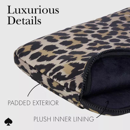 Kate Spade New York Kamšytas dėklas - MacBook Pro 16" / 16" nešiojamojo kompiuterio dėklas (Classic Leopard)