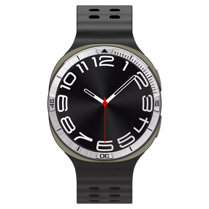 Spigen Bezel Tune Pilot - Apsauginis žiedas/korpusas, skirtas Samsung Galaxy Watch 8 44 mm (Sidabrinis)