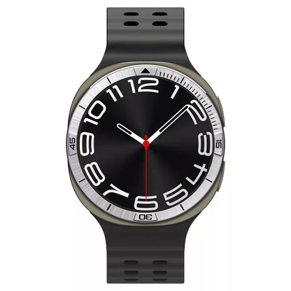 Spigen Bezel Tune Pilot - Apsauginis žiedas/korpusas, skirtas Samsung Galaxy Watch 8 44 mm (Sidabrinis)