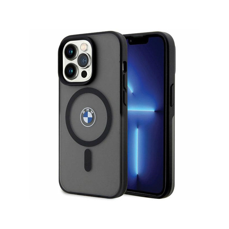BMW Signature MagSafe – dėklas, skirtas „iPhone 14 Pro Max“ (juodas)