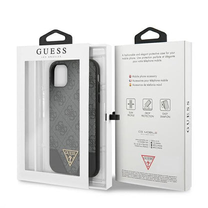 Guess 4G Triangle Collection – dangtis iPhone 11 (pilka)