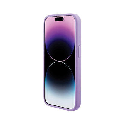 Guess Saffiano MagSafe – iPhone 15 Pro Max dėklas (violetinis)