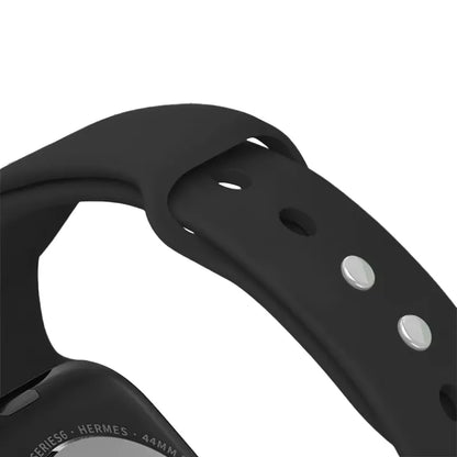 Crong Liquid – dirželis skirtas Apple Watch 44/45/46/49 mm (juoda)