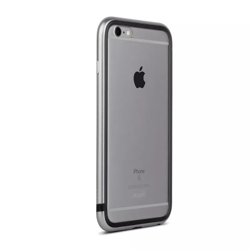 Moshi iGlaze Luxe - Metalinis Bamperio Dėklas, skirtas iPhone 6s Plus / iPhone 6 Plus (titano pilka)