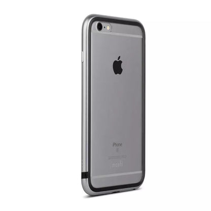 Moshi iGlaze Luxe - Metalinis Bamperio Dėklas, skirtas iPhone 6s Plus / iPhone 6 Plus (titano pilka)