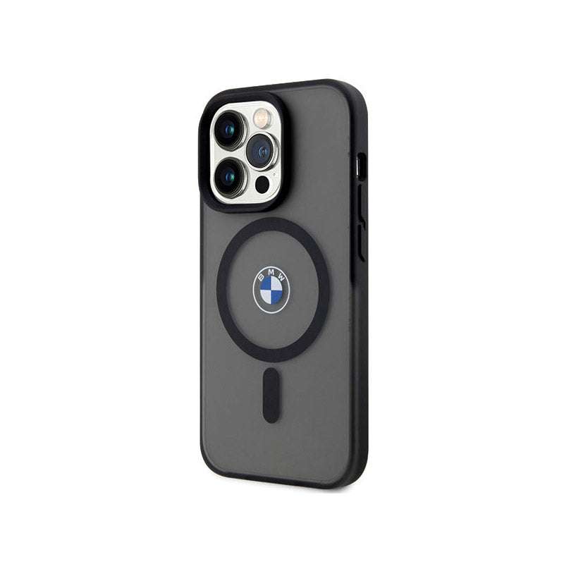 BMW Signature MagSafe – dėklas, skirtas „iPhone 14 Pro Max“ (juodas)