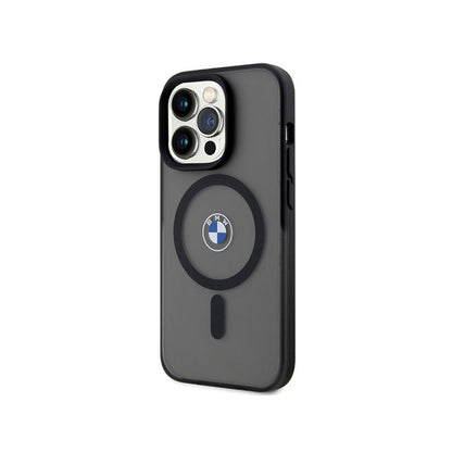 BMW Signature MagSafe – dėklas, skirtas „iPhone 14 Pro Max“ (juodas)
