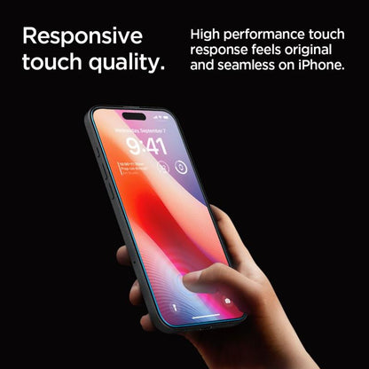 Spigen GLAS.TR EZ FIT 2 vnt. - Grūdintas stiklas, skirtas iPhone 16 Pro Max / 17 Pro Max