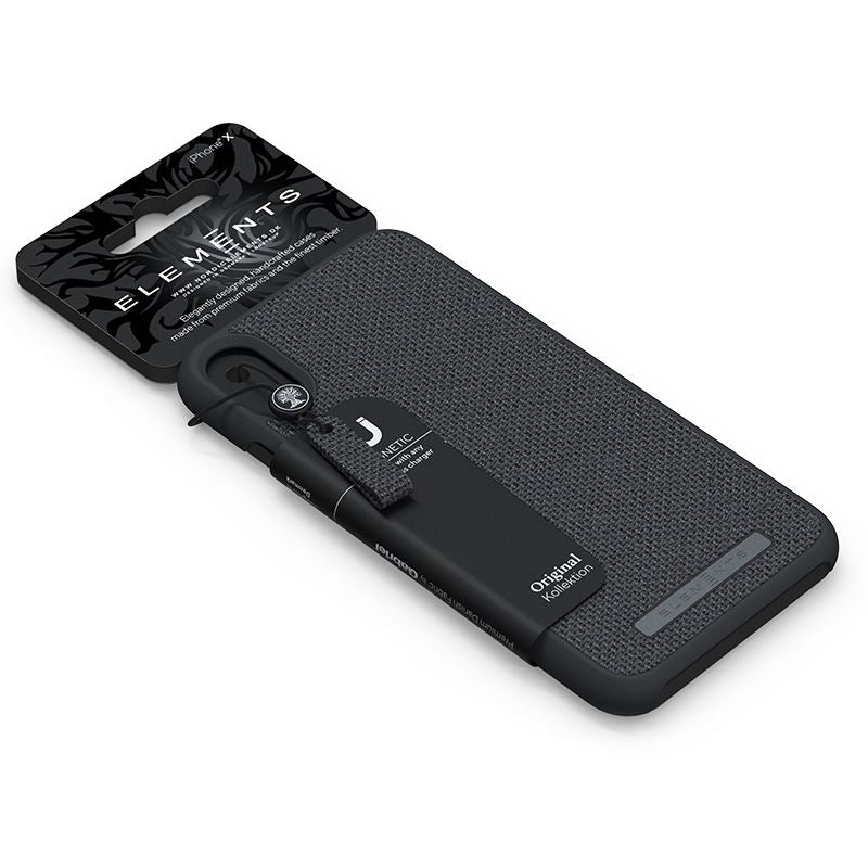 Nordic Elements Original Idun - dėklas iPhone Xs Max (tamsiai pilkas)