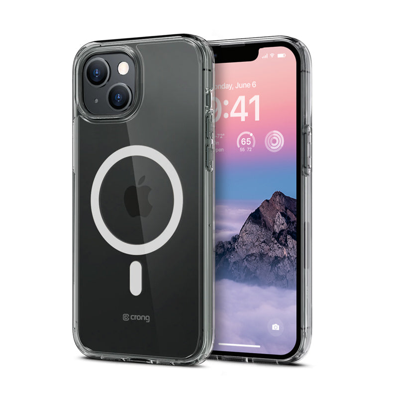 "Crong Clear MAG Cover" magnetinis dėklas "iPhone 14 Max" (skaidrus)