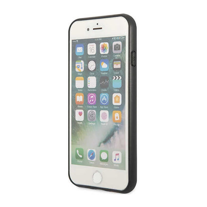 Guess 4G Didelis Metalinis Logotipas – Dėklas, skirtas iPhone SE (2022/2020) / 8 / 7 (Pilka)