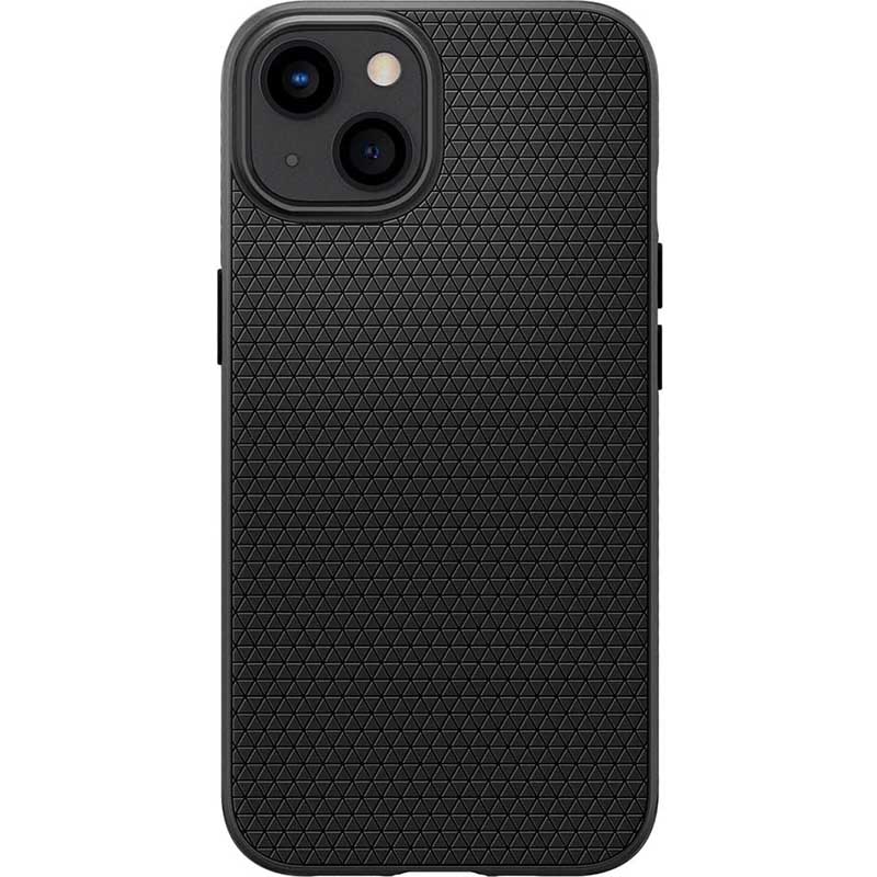 Spigen Liquid Air – dėklas iPhone 13 (juodas)