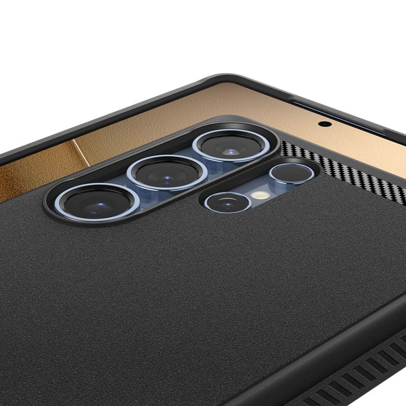 Spigen Rugged Armor Mag MagSafe – Dėklas, skirtas „Samsung Galaxy S25 Ultra“ (matinis juodas)