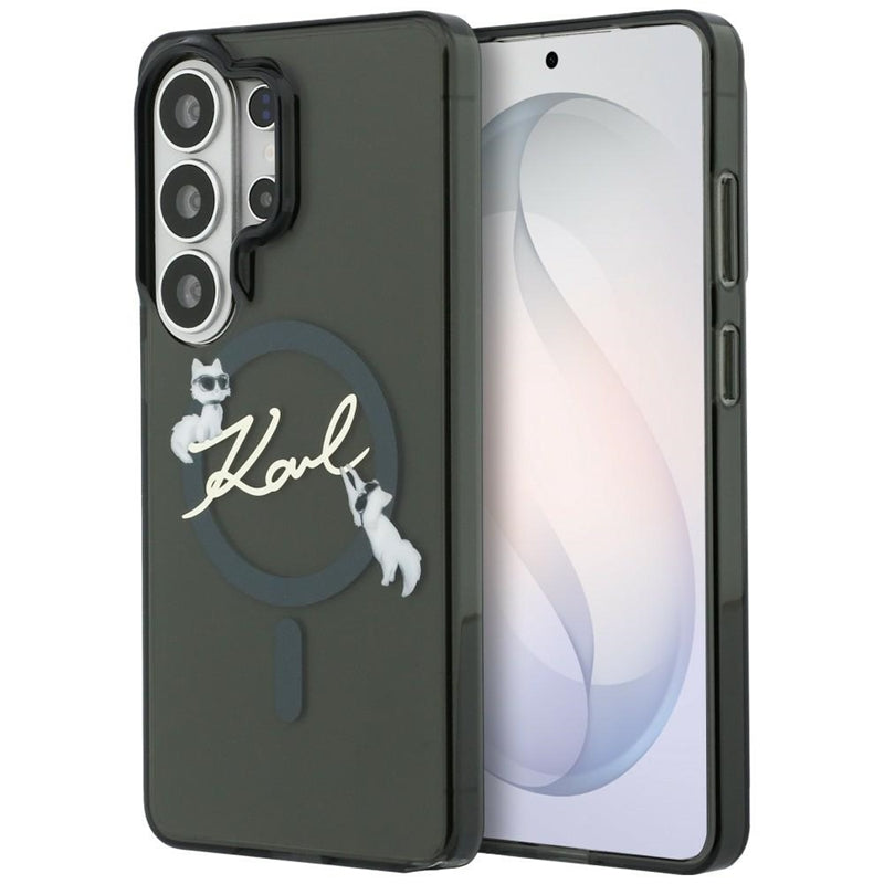 Karl Lagerfeld IML KC Script MagSafe - Samsung Galaxy S26 Ultra dėklas (juodas)