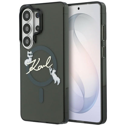 Karl Lagerfeld IML KC Script MagSafe - Samsung Galaxy S26 Ultra dėklas (juodas)